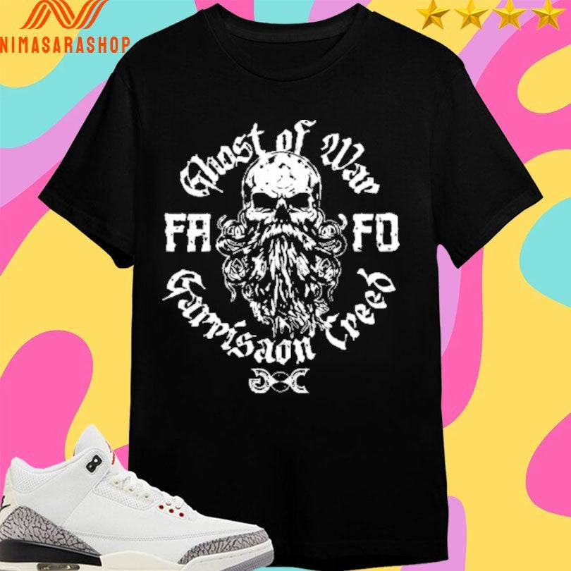 Ghost Of War Fa Fd Garrisaon Creed - Adult & Kids T-Shirts, Sweatshirts & Hoodies apparel design preview 1