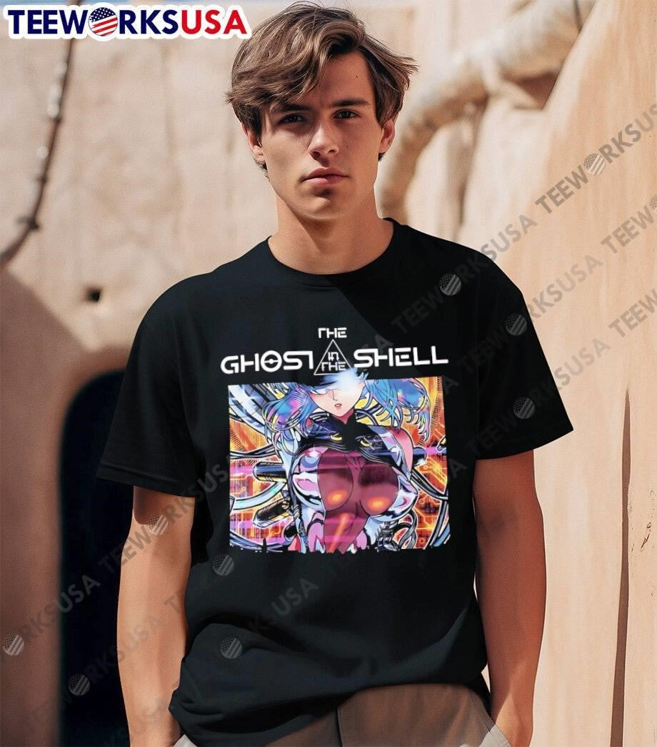 Ghost in the Shell Cyborg Anime Sci-Fi Cyberpunk - Adult & Kids T-Shirts, Sweatshirts & Hoodies apparel design preview 1