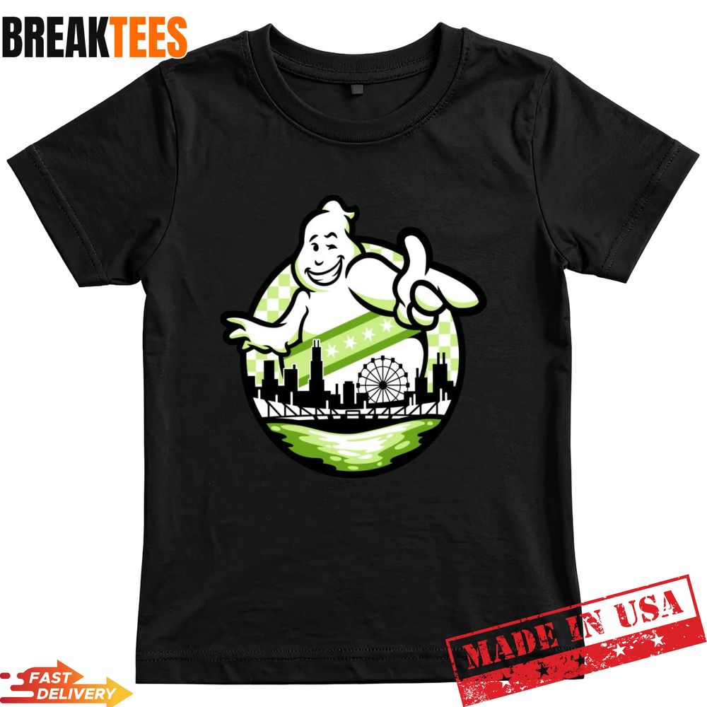 Ultimate Ghostbusters South Shore Green Slime Time - Adult & Kids T-Shirts, Sweatshirts & Hoodies apparel design preview 1
