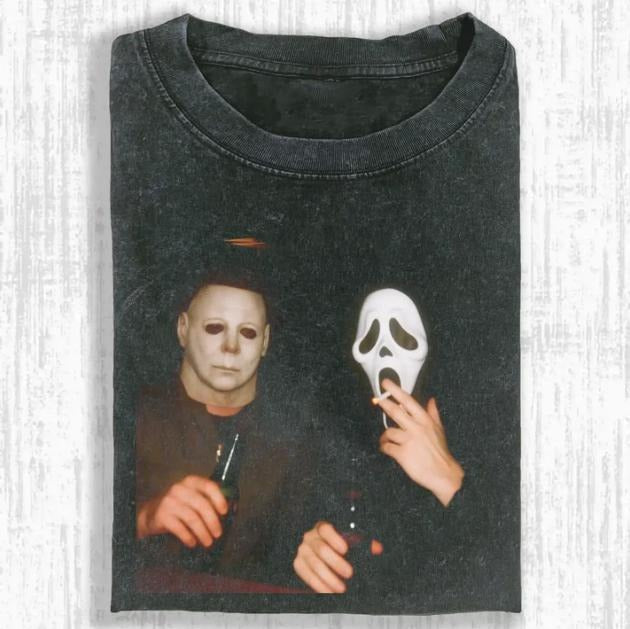 Ghostface Scream Movie Horror Character Halloween Her - Adult & Kids T-Shirts, Sweatshirts & Hoodies apparel design preview 1