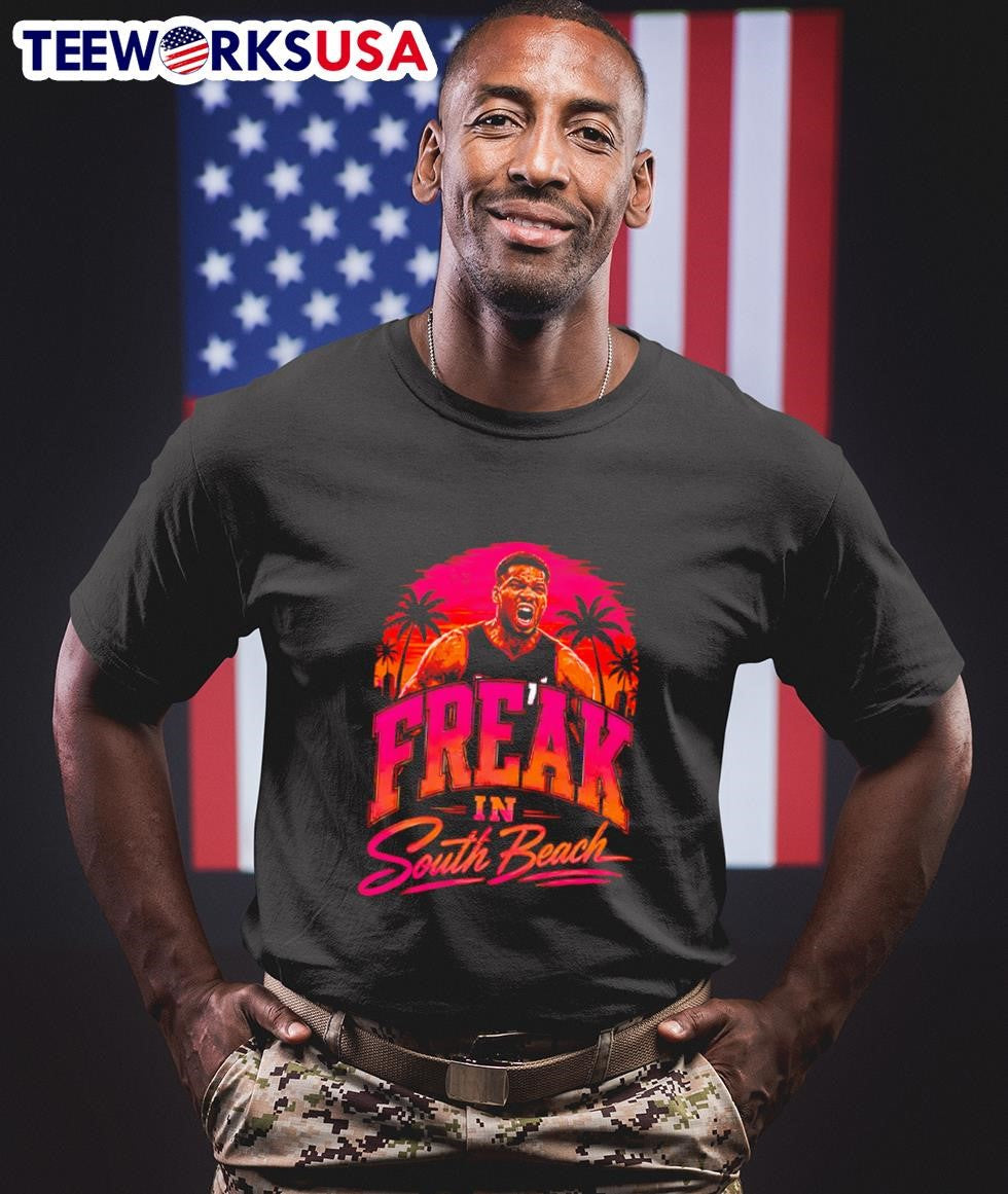 Giannis Freak In South Beach - Adult & Kids T-Shirts, Sweatshirts & Hoodies apparel design preview 1