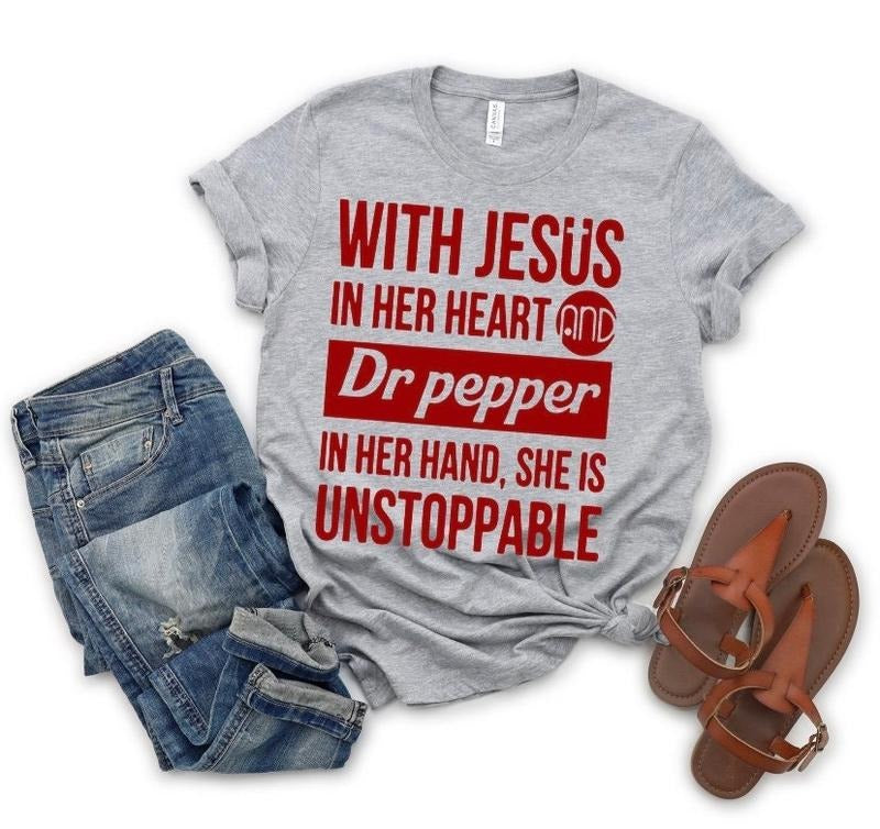 Her Dr Pepper Funny Mom - Adult & Kids T-Shirts, Sweatshirts & Hoodies apparel design preview 1
