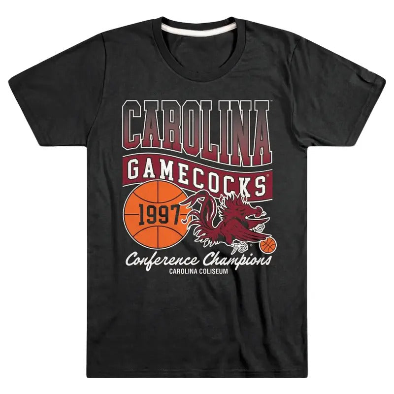 Gildan Vintage South Carolina Basketball 1997 - Adult & Kids T-Shirts, Sweatshirts & Hoodies apparel design preview 1
