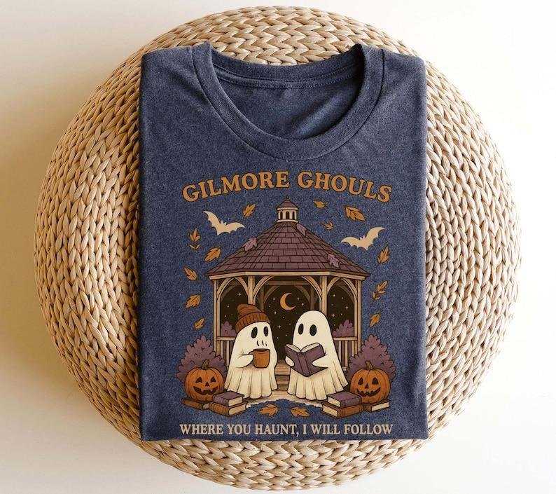Gilmore Ghouls Where You Haunt I Will Follow Cute - Adult & Kids T-Shirts, Sweatshirts & Hoodies apparel design preview 1
