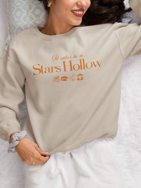 Gilmore 'I'D Rather Be Stars Hollow' - Adult & Kids T-Shirts, Sweatshirts & Hoodies apparel design preview 1