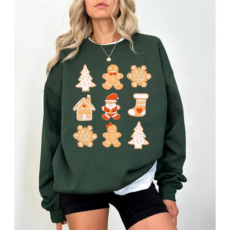 Gingerbread Cute Man Winter Baker - Adult & Kids T-Shirts, Sweatshirts & Hoodies apparel design preview 1