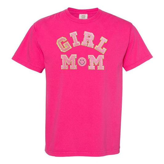 'Girl Mom' Letter Patch - Adult & Kids T-Shirts, Sweatshirts & Hoodies apparel design preview 1
