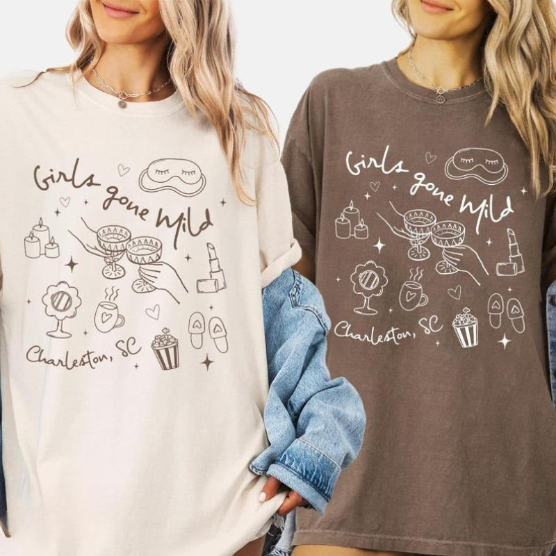 Gone Mild Bachelorette Spa Party Night Slumber Bridal - Adult & Kids T-Shirts, Sweatshirts & Hoodies apparel design preview 1