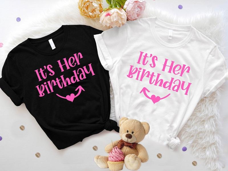 Twin 'S Her Matching Sibling Share Same Sisters Bday - Adult & Kids T-Shirts, Sweatshirts & Hoodies apparel design preview 1