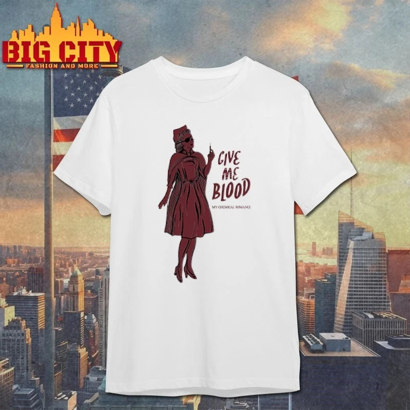 Give Me Blood Gothic Nurse Horror - Adult & Kids T-Shirts, Sweatshirts & Hoodies apparel design preview 1