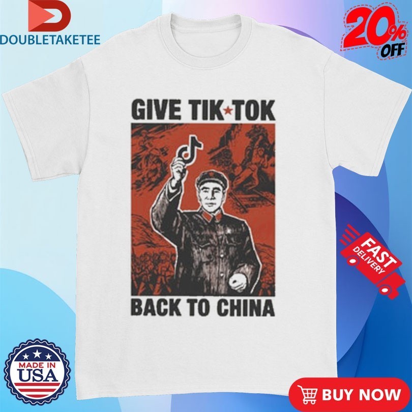 Give Tik Tok Tech Back To China - Adult & Kids T-Shirts, Sweatshirts & Hoodies apparel design preview 1