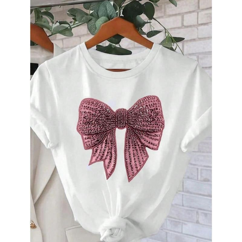 Glamorous Chic Embellished Bow Touch Elegance - Adult & Kids T-Shirts, Sweatshirts & Hoodies apparel design preview 1