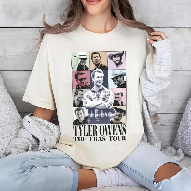 Glen P0well As Ty1er 0wens Twisters 2024 Eras Tour - Adult & Kids T-Shirts, Sweatshirts & Hoodies apparel design preview 1