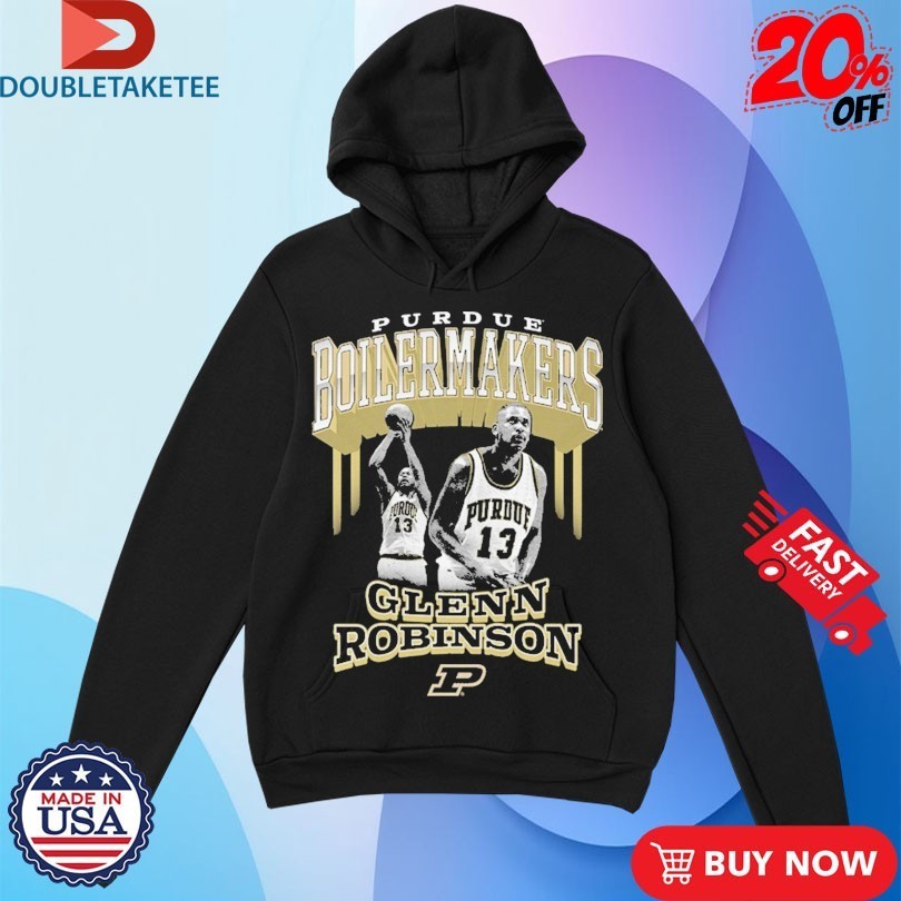 Glenn Robinson Player Posture Purdue Boilermakers - Adult & Kids T-Shirts, Sweatshirts & Hoodies apparel design preview 1