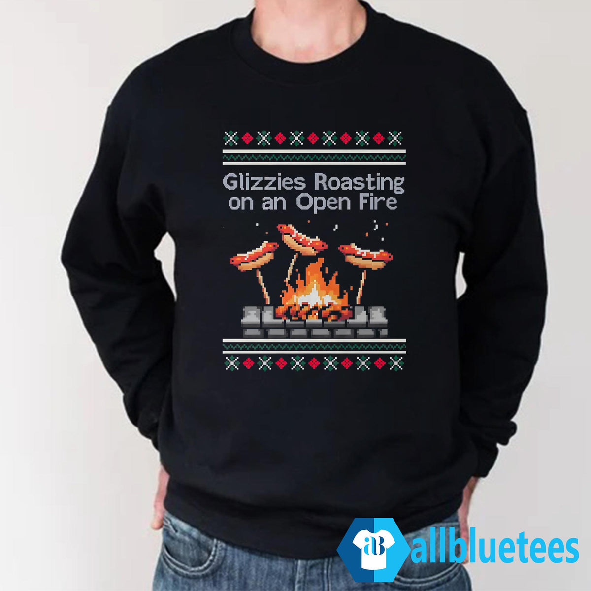 Glizzies Roasting Tacky Christmas Sweater - Holiday Gift product image
