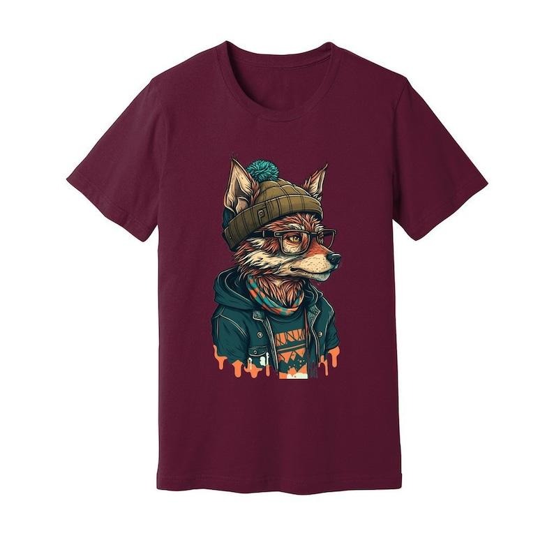 Gnoll Hipster Fantasy Monster Dungeons Dragons Funny - Adult & Kids T-Shirts, Sweatshirts & Hoodies apparel design preview 1