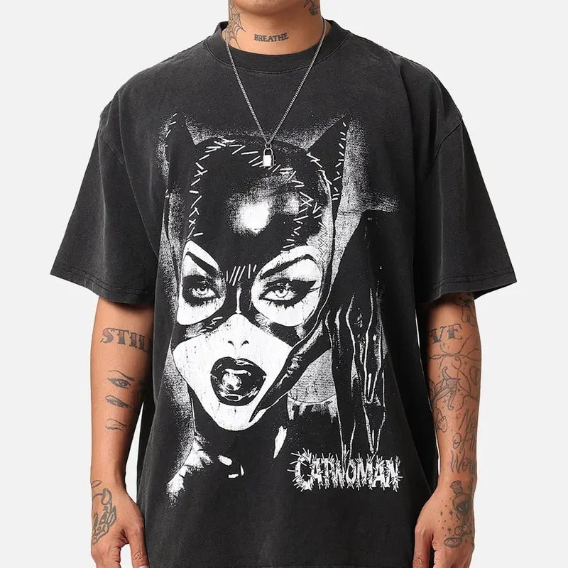 Goat Crew X D.C B4tman Catwoman Trending Movie - Adult & Kids T-Shirts, Sweatshirts & Hoodies apparel design preview 1