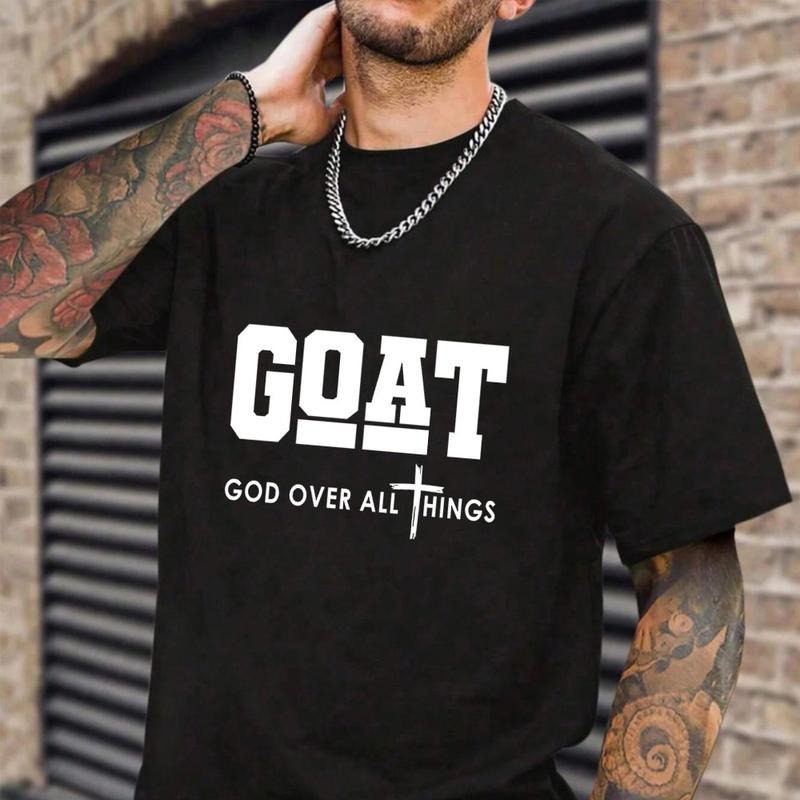 Goat God Over All Things Casual Crew Neck Short - Adult & Kids T-Shirts, Sweatshirts & Hoodies apparel design preview 1