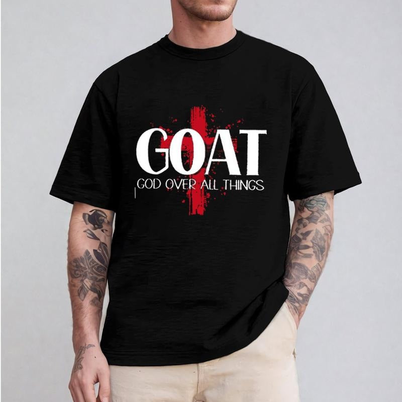 Goat God Over All Things Casual Crew Neck Short - Adult & Kids T-Shirts, Sweatshirts & Hoodies apparel design preview 1