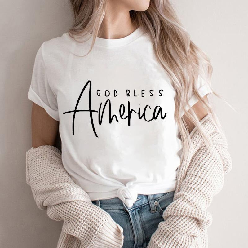 God Bless America Clothes Patriotic Memorial Day July - Adult & Kids T-Shirts, Sweatshirts & Hoodies apparel design preview 1