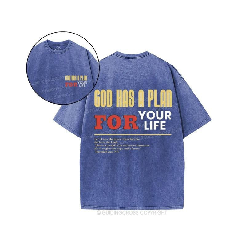 God Has Plan Your Life Christian 2 Sided Comfy - Adult & Kids T-Shirts, Sweatshirts & Hoodies apparel design preview 1