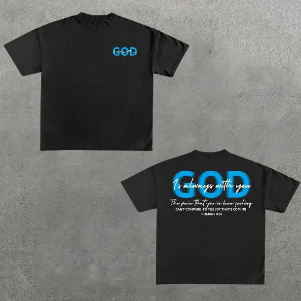 God Is Always You Cotton Short Sleeve Y2k Hip Hop - Adult & Kids T-Shirts, Sweatshirts & Hoodies apparel design preview 1
