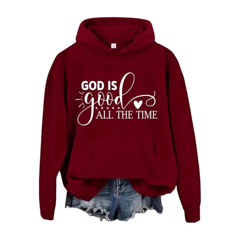 God Is Good All Time Casual Street Fleece Fabric - Adult & Kids T-Shirts, Sweatshirts & Hoodies apparel design preview 1