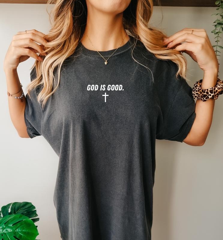 God Is Good Christian Positive - Adult & Kids T-Shirts, Sweatshirts & Hoodies apparel design preview 1
