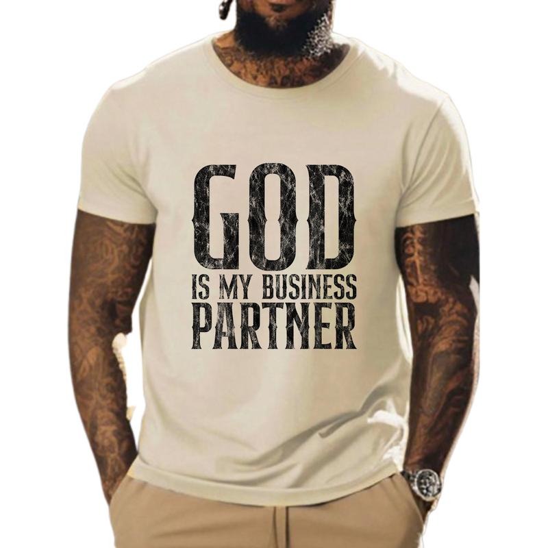 God Is My Business Partner Casual Crew Neck Short - Adult & Kids T-Shirts, Sweatshirts & Hoodies apparel design preview 1