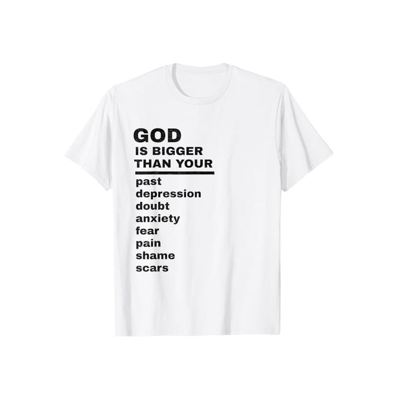 God Is Bigger Than Your Past Faith Pure Cotton Casual - Adult & Kids T-Shirts, Sweatshirts & Hoodies apparel design preview 1
