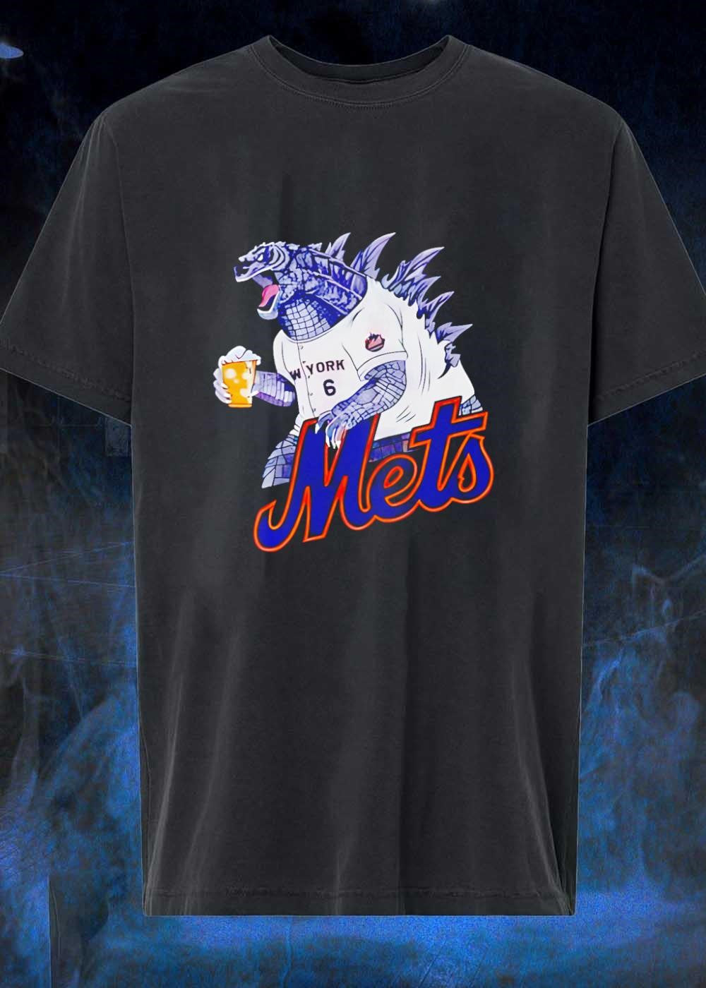 Godzilla Mets New York - Adult & Kids T-Shirts, Sweatshirts & Hoodies apparel design preview 1