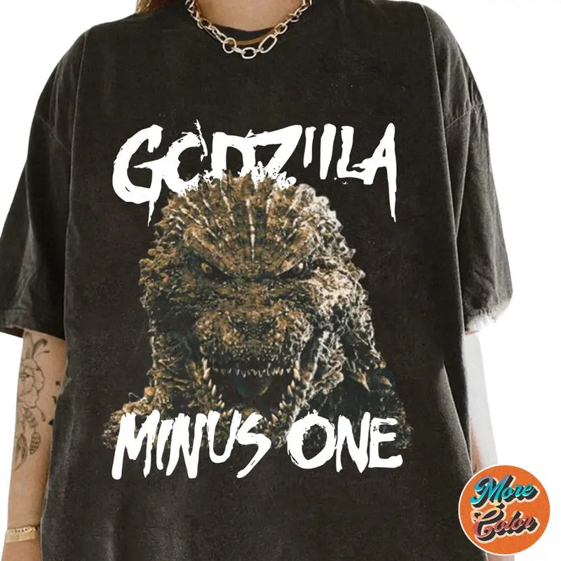 Godzilla Minus One Film Cotton Crew Neck Size S 3XL - Adult & Kids T-Shirts, Sweatshirts & Hoodies apparel design preview 1