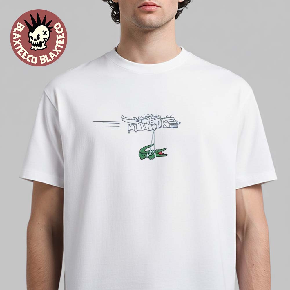 Godzilla X Lacoste Flying Mechagodzilla - Adult & Kids T-Shirts, Sweatshirts & Hoodies apparel design preview 1