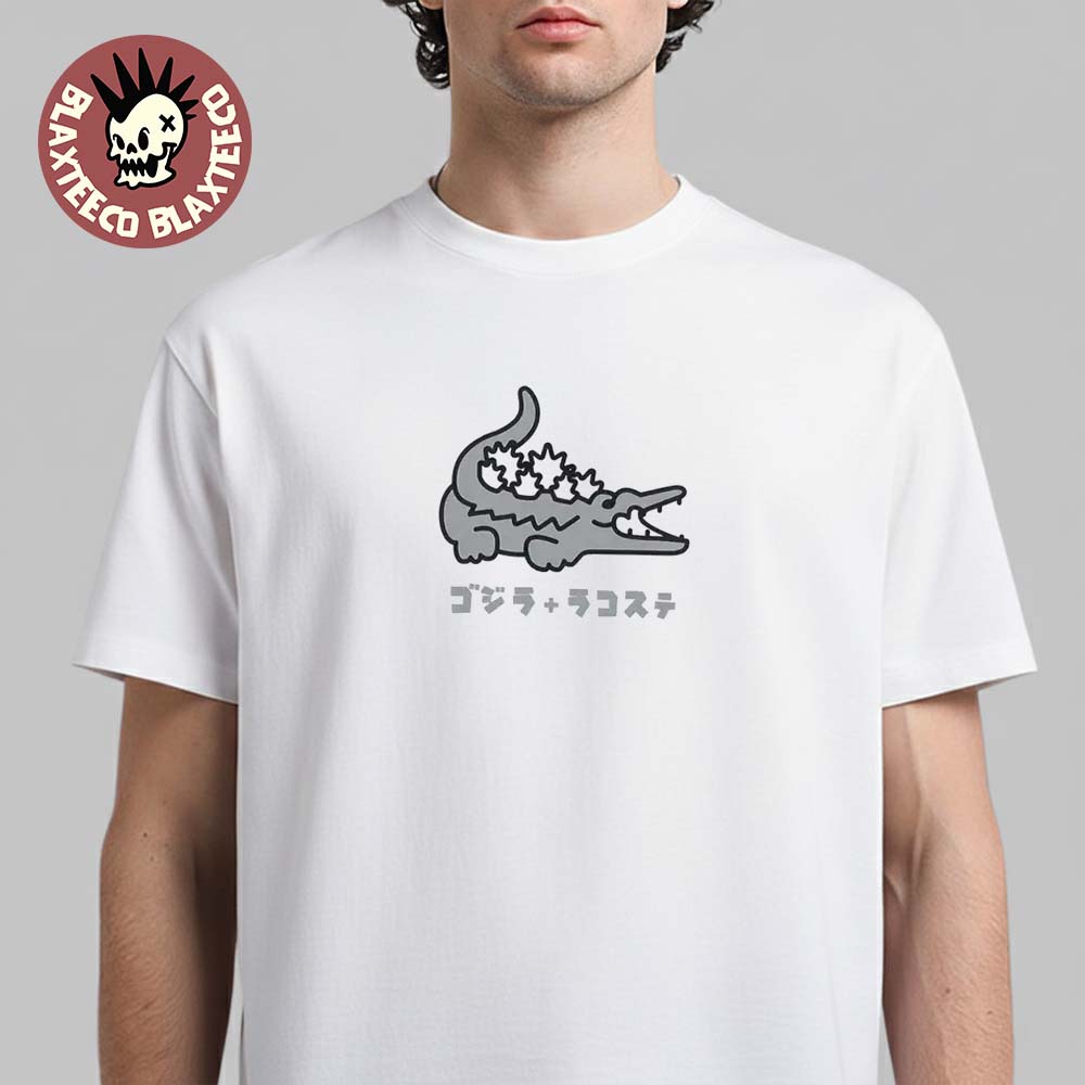 Godzilla X Lacoste Spiked Crocodile Crocozilla - Adult & Kids T-Shirts, Sweatshirts & Hoodies apparel design preview 1