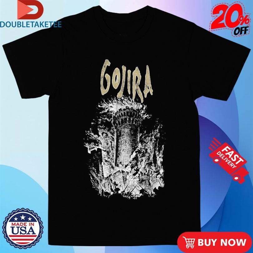 Gojira Castle Burning - Adult & Kids T-Shirts, Sweatshirts & Hoodies apparel design preview 1