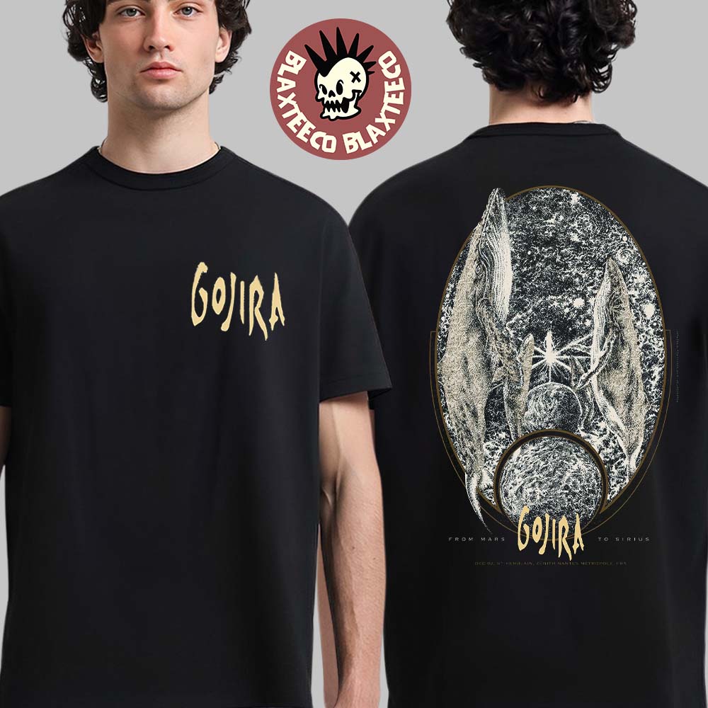 Gojira St Herblain France 2025 Event Poster At Zenith - Adult & Kids T-Shirts, Sweatshirts & Hoodies apparel design preview 1