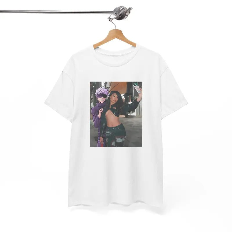 Gojo X Megan Anime Jujutsu Kaisen Funny - Adult & Kids T-Shirts, Sweatshirts & Hoodies apparel design preview 1