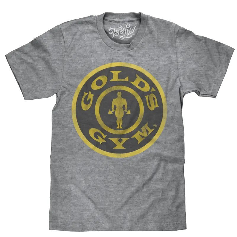 Gold'S Gym Circle Logo Gray - Adult & Kids T-Shirts, Sweatshirts & Hoodies apparel design preview 1