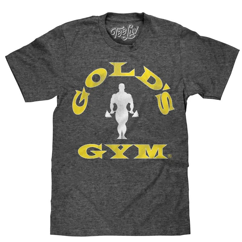 Gold'S Gym Strongman Logo Gray - Adult & Kids T-Shirts, Sweatshirts & Hoodies apparel design preview 1