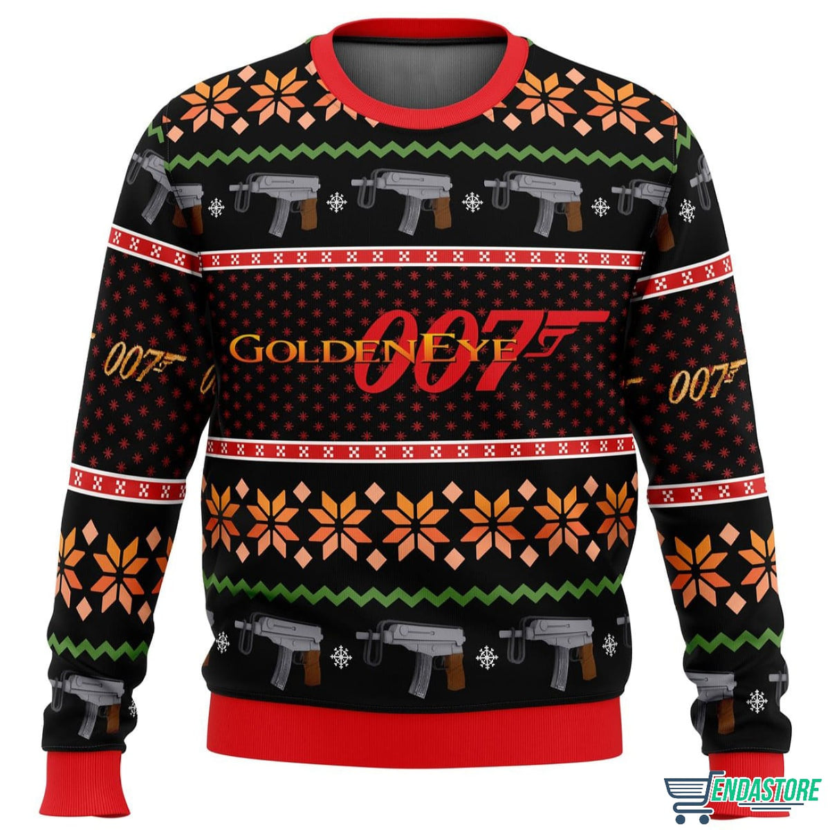 Golden Eye 3D Ugly Christmas Sweater - Holiday Gift product image