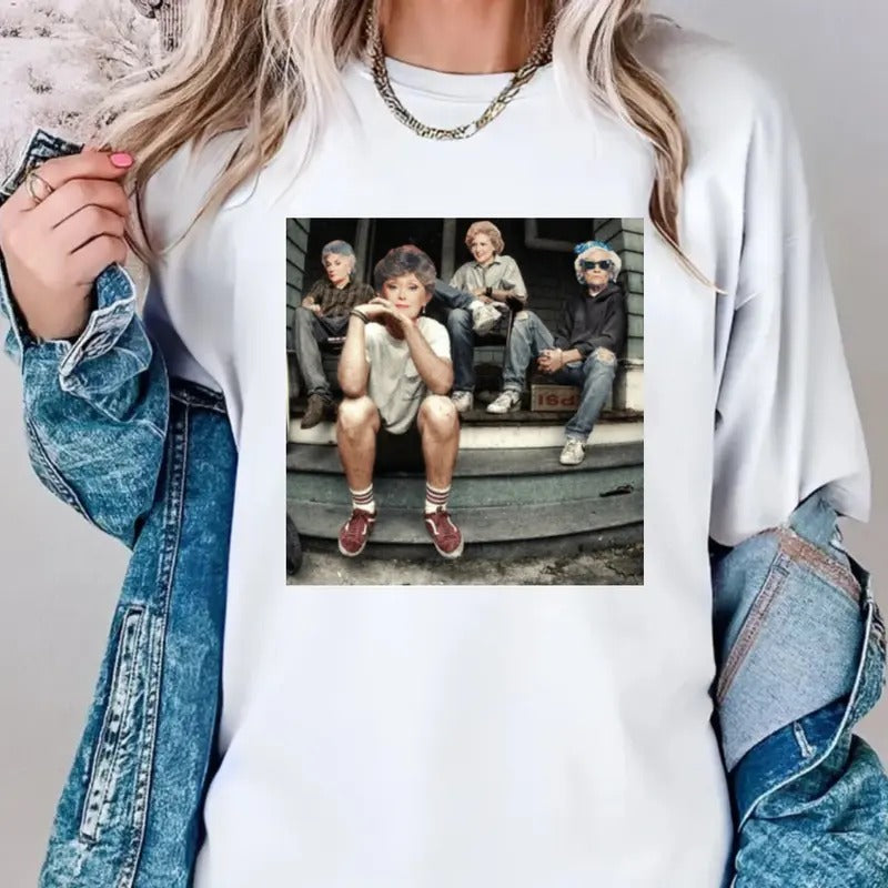 Golden Thug Life Fan Lover 80s Tv Sitcom Short Sleeve - Adult & Kids T-Shirts, Sweatshirts & Hoodies apparel design preview 1