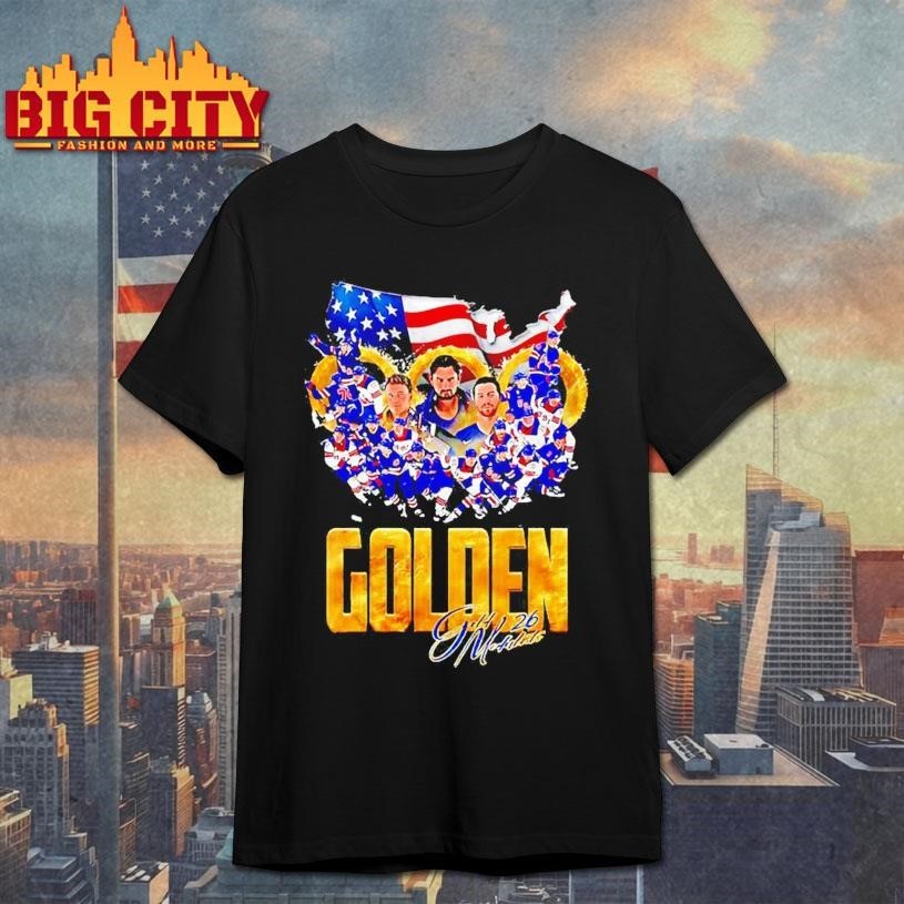 Golden Gold '26 Medalists USA Men's Olympic Hockey - Adult & Kids T-Shirts, Sweatshirts & Hoodies apparel design preview 1