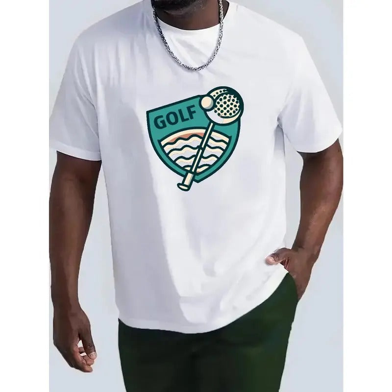Golf Print Casual Short Sleeve Summer Made USA - Adult & Kids T-Shirts, Sweatshirts & Hoodies apparel design preview 1