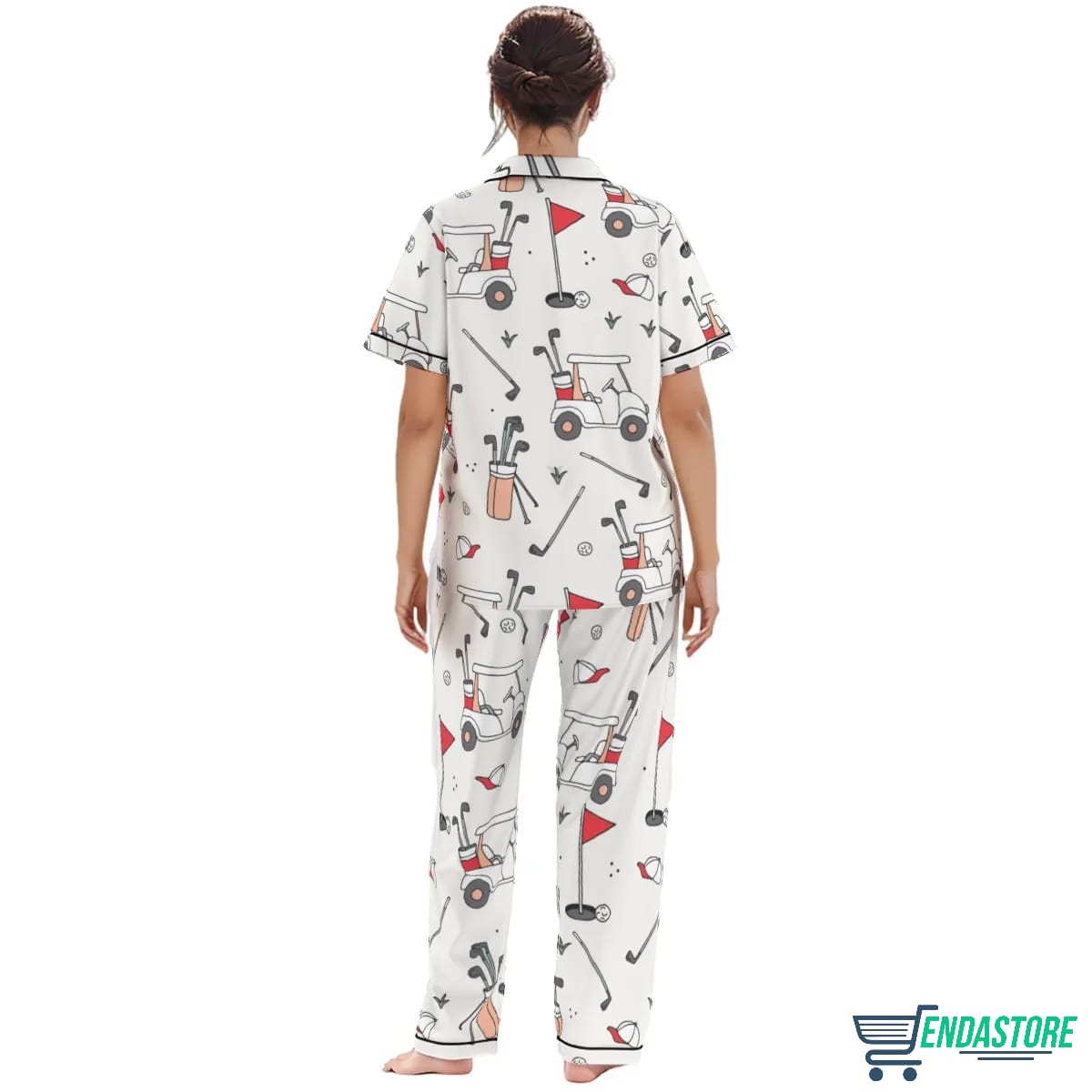 Golf Sport Pajama Set Long 3D Sweater - Gift for Sports & Hobby Fans product image 2