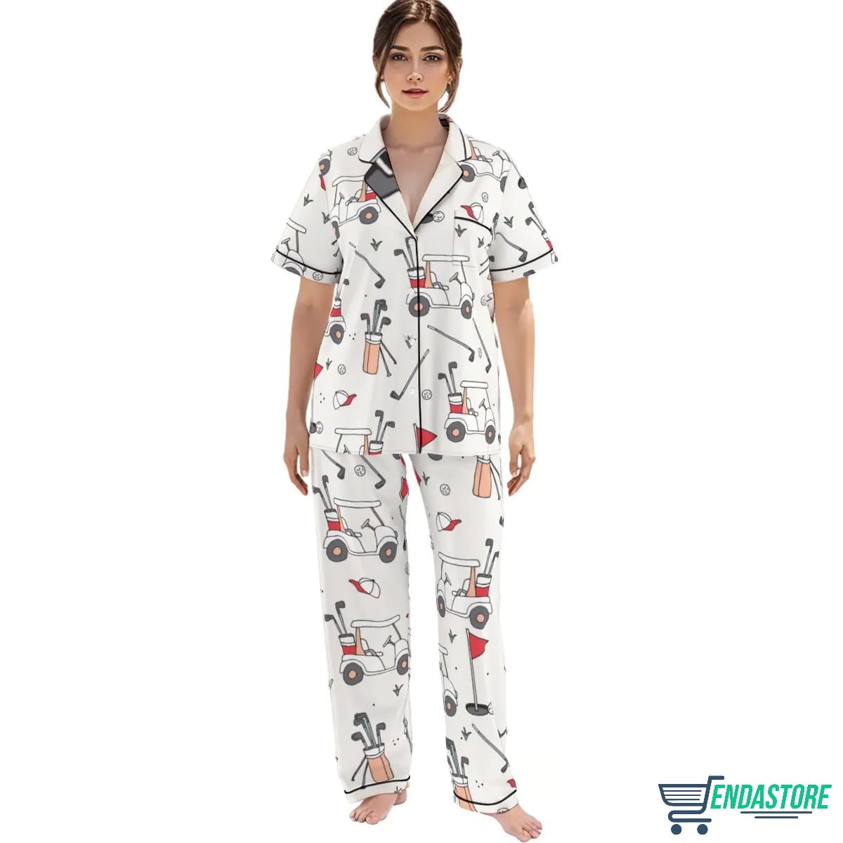 Golf Sport Pajama Set Long 3D Sweater - Gift for Sports & Hobby Fans product image