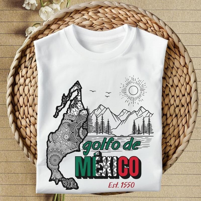 Golfo De Mexico Mandela Gulf Mexican Pride Beaches - Adult & Kids T-Shirts, Sweatshirts & Hoodies apparel design preview 1
