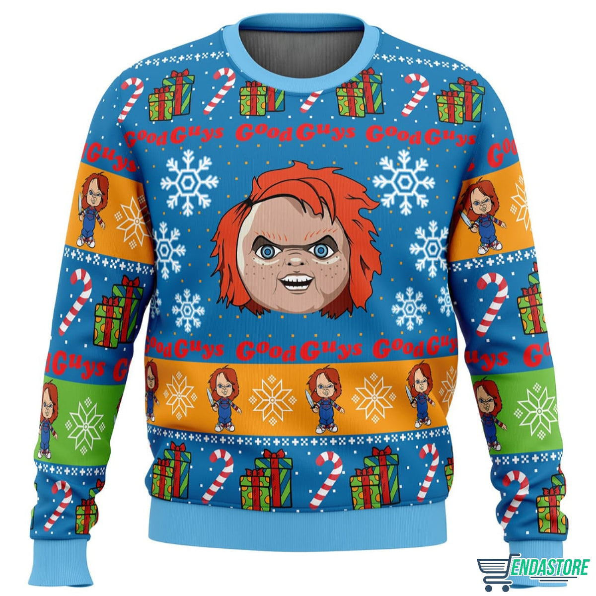 Good Guys Chucky 3D Ugly Christmas Sweater - Holiday Gift product image