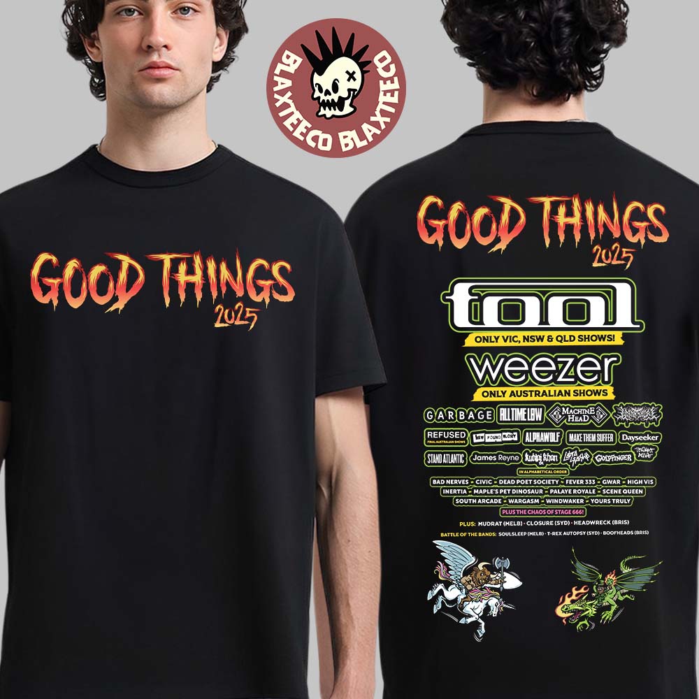 Good Things Festival 2025 Full Lineup Australia And - Adult & Kids T-Shirts, Sweatshirts & Hoodies apparel design preview 1