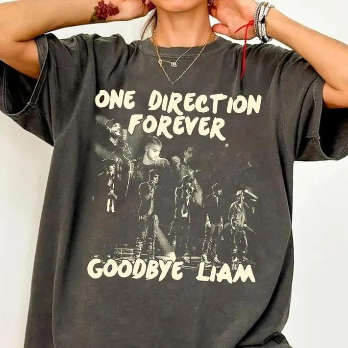 Goodbye Liam Remember One Direction Fan - Adult & Kids T-Shirts, Sweatshirts & Hoodies apparel design preview 1