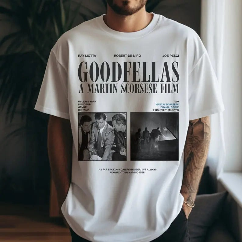 Goodfellas Movie Retro Martin Scorcese Gangster Mafia - Adult & Kids T-Shirts, Sweatshirts & Hoodies apparel design preview 1